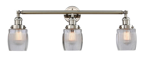 Colton - 3 Light - 32 inch - Polished Nickel - Bath Vanity Light (3442|205-PN-G302-LED)
