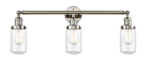 Dover - 3 Light - 31 inch - Polished Nickel - Bath Vanity Light (3442|205-PN-G312)