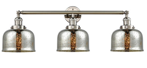 Bell - 3 Light - 32 inch - Polished Nickel - Bath Vanity Light (3442|205-PN-G78)