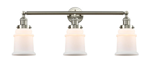 Canton - 3 Light - 30 inch - Brushed Satin Nickel - Bath Vanity Light (3442|205-SN-G181-LED)