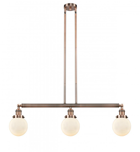 Beacon - 3 Light - 39 inch - Antique Copper - Stem Hung - Island Light (3442|213-AC-G201-6)