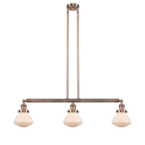 Olean - 3 Light - 39 inch - Antique Copper - Stem Hung - Adjustable Island Light (3442|213-AC-G321)