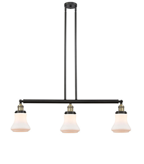 Bellmont - 3 Light - 39 inch - Black Antique Brass - Stem Hung - Adjustable Island Light (3442|213-BAB-G191)