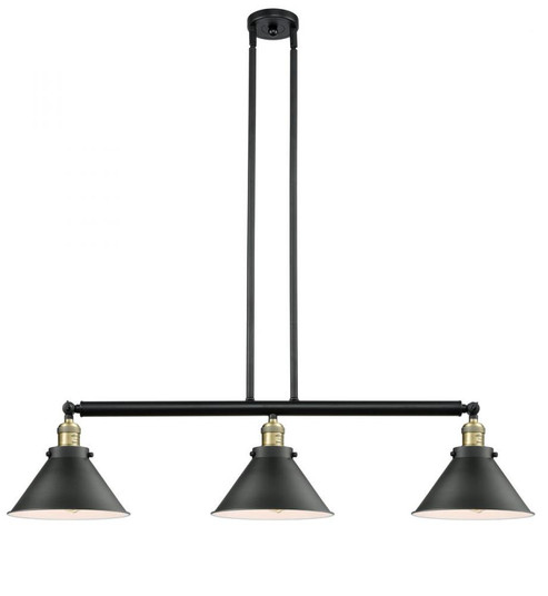 Briarcliff - 3 Light - 43 inch - Black Antique Brass - Stem Hung - Adjustable Island Light (3442|213-BAB-M10-BK)