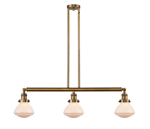 Olean - 3 Light - 39 inch - Brushed Brass - Stem Hung - Adjustable Island Light (3442|213-BB-G321)