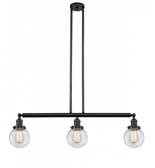 Beacon - 3 Light - 39 inch - Oil Rubbed Bronze - Stem Hung - Island Light (3442|213-OB-G202-6)