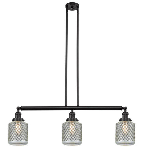 Stanton - 3 Light - 39 inch - Oil Rubbed Bronze - Stem Hung - Adjustable Island Light (3442|213-OB-G262)