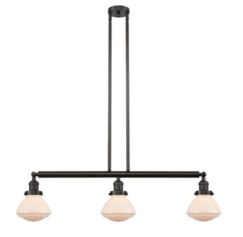 Olean - 3 Light - 39 inch - Oil Rubbed Bronze - Stem Hung - Adjustable Island Light (3442|213-OB-G321-LED)