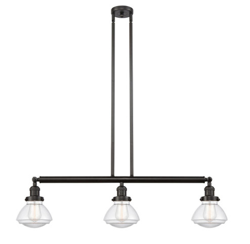 Olean - 3 Light - 39 inch - Oil Rubbed Bronze - Stem Hung - Adjustable Island Light (3442|213-OB-G322)