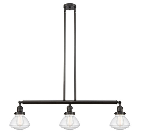 Olean - 3 Light - 39 inch - Oil Rubbed Bronze - Stem Hung - Adjustable Island Light (3442|213-OB-G324-LED)