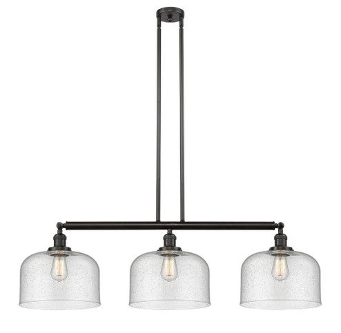 Bell - 3 Light - 42 inch - Oil Rubbed Bronze - Stem Hung - Adjustable Island Light (3442|213-OB-G74-L)