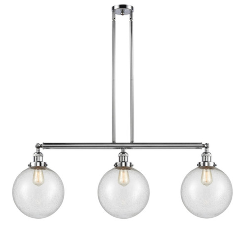 Beacon - 3 Light - 42 inch - Polished Chrome - Stem Hung - Adjustable Island Light (3442|213-PC-G204-10)