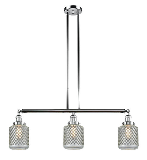 Stanton - 3 Light - 39 inch - Polished Chrome - Stem Hung - Adjustable Island Light (3442|213-PC-G262)