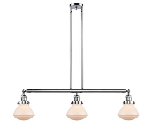 Olean - 3 Light - 39 inch - Polished Chrome - Stem Hung - Adjustable Island Light (3442|213-PC-G321)