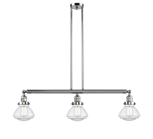 Olean - 3 Light - 39 inch - Polished Chrome - Stem Hung - Island Light (3442|213-PC-G322)