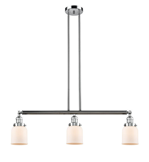 Bell - 3 Light - 38 inch - Polished Chrome - Stem Hung - Adjustable Island Light (3442|213-PC-G51-LED)