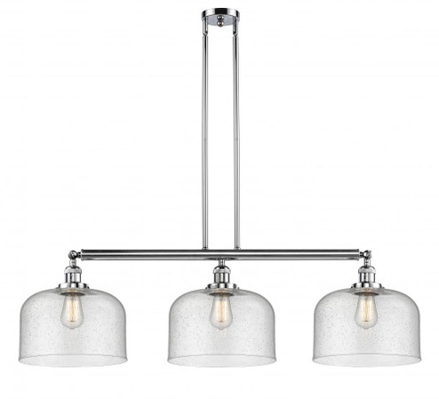 Bell - 3 Light - 42 inch - Polished Chrome - Stem Hung - Adjustable Island Light (3442|213-PC-G74-L-LED)