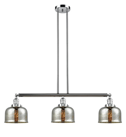 Bell - 3 Light - 41 inch - Polished Chrome - Stem Hung - Adjustable Island Light (3442|213-PC-G78-LED)