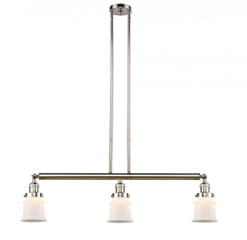 Canton - 3 Light - 39 inch - Polished Nickel - Stem Hung - Island Light (3442|213-PN-G181S)