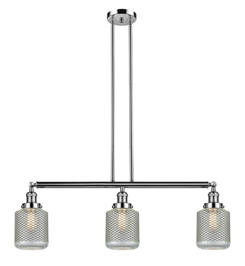 Stanton - 3 Light - 39 inch - Polished Nickel - Stem Hung - Adjustable Island Light (3442|213-PN-G262)
