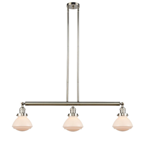 Olean - 3 Light - 39 inch - Polished Nickel - Stem Hung - Adjustable Island Light (3442|213-PN-G321-LED)