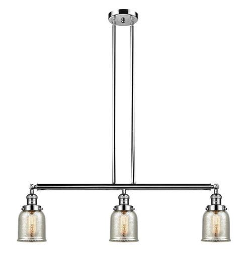Bell - 3 Light - 38 inch - Polished Nickel - Stem Hung - Adjustable Island Light (3442|213-PN-G58-LED)