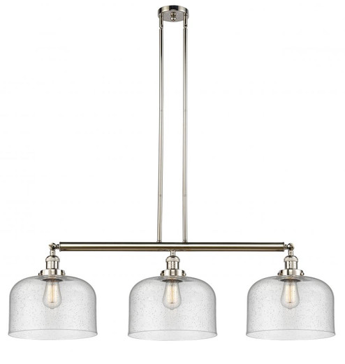 Bell - 3 Light - 42 inch - Polished Nickel - Stem Hung - Adjustable Island Light (3442|213-PN-G74-L-LED)