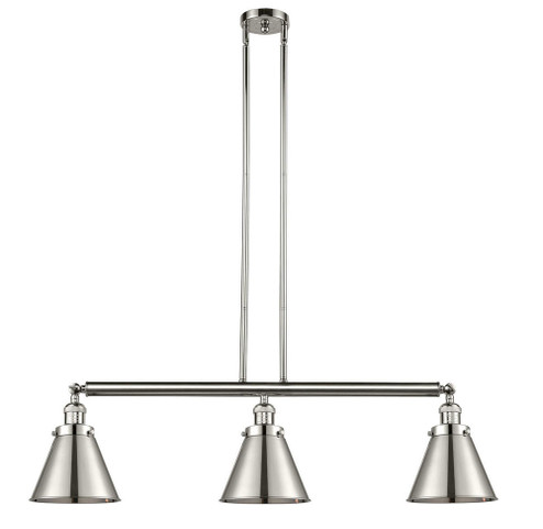 Appalachian - 3 Light - 40 inch - Polished Nickel - Stem Hung - Adjustable Island Light (3442|213-PN-M13-PN)