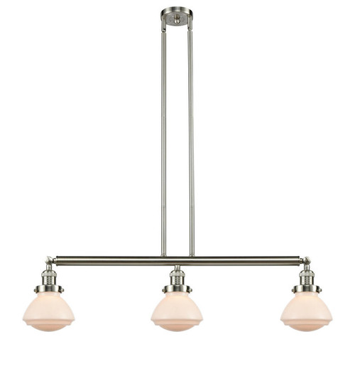 Olean - 3 Light - 39 inch - Brushed Satin Nickel - Stem Hung - Adjustable Island Light (3442|213-SN-G321)