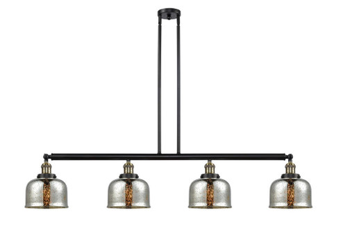 Bell - 4 Light - 53 inch - Black Antique Brass - Stem Hung - Adjustable Island Light (3442|214-BAB-G78-LED)