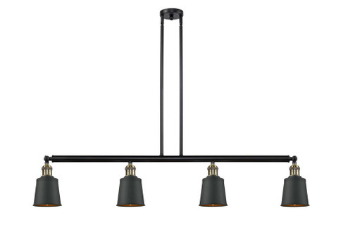 Addison - 4 Light - 50 inch - Black Antique Brass - Stem Hung - Adjustable Island Light (3442|214-BAB-M9-BK)