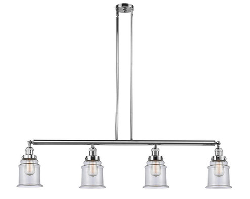 Canton - 4 Light - 51 inch - Polished Chrome - Stem Hung - Adjustable Island Light (3442|214-PC-G182)