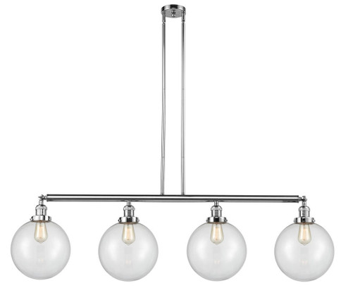 Beacon - 4 Light - 54 inch - Polished Chrome - Stem Hung - Adjustable Island Light (3442|214-PC-G202-10)