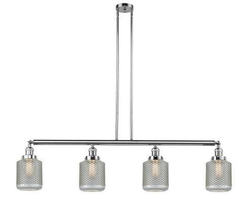 Stanton - 4 Light - 51 inch - Polished Chrome - Stem Hung - Adjustable Island Light (3442|214-PC-G262-LED)