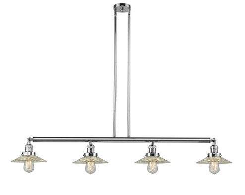 Halophane - 4 Light - 53 inch - Polished Chrome - Stem Hung - Adjustable Island Light (3442|214-PC-G2-LED)