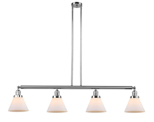 Cone - 4 Light - 52 inch - Polished Chrome - Stem Hung - Adjustable Island Light (3442|214-PC-G41-LED)