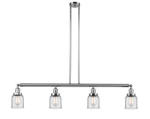 Bell - 4 Light - 50 inch - Polished Chrome - Stem Hung - Adjustable Island Light (3442|214-PC-G52-LED)