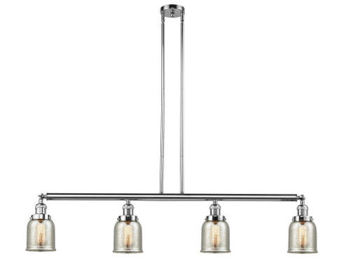 Bell - 4 Light - 50 inch - Polished Chrome - Stem Hung - Adjustable Island Light (3442|214-PC-G58)