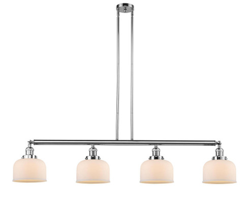 Bell - 4 Light - 53 inch - Polished Chrome - Stem Hung - Adjustable Island Light (3442|214-PC-G71)