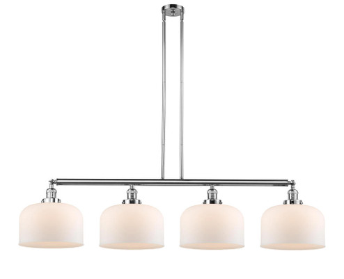 Bell - 4 Light - 54 inch - Polished Chrome - Stem Hung - Adjustable Island Light (3442|214-PC-G71-L)