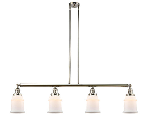 Canton - 4 Light - 51 inch - Polished Nickel - Stem Hung - Adjustable Island Light (3442|214-PN-G181-LED)