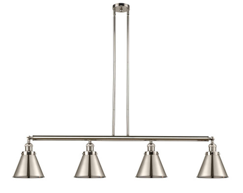 Appalachian - 4 Light - 52 inch - Polished Nickel - Stem Hung - Adjustable Island Light (3442|214-PN-M13-PN)
