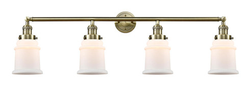 Canton - 4 Light - 42 inch - Antique Brass - Adjustable Bath Vanity Light (3442|215-AB-G181)