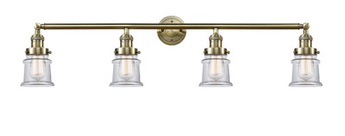 Canton - 4 Light - 42 inch - Antique Brass - Adjustable Bath Vanity Light (3442|215-AB-G182S)