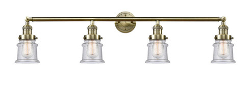 Canton - 4 Light - 42 inch - Antique Brass - Adjustable Bath Vanity Light (3442|215-AB-G184S)