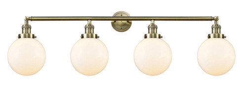 Beacon - 4 Light - 44 inch - Antique Brass - Adjustable Bath Vanity Light (3442|215-AB-G201-8)