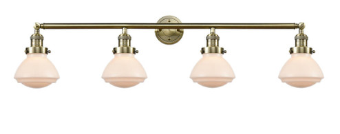 Olean - 4 Light - 43 inch - Antique Brass - Adjustable Bath Vanity Light (3442|215-AB-G321)