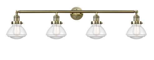 Olean - 4 Light - 43 inch - Antique Brass - Adjustable Bath Vanity Light (3442|215-AB-G322-LED)