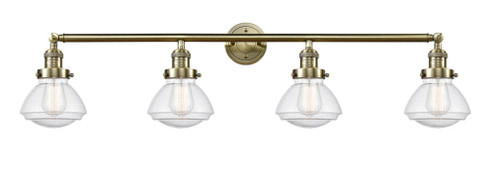 Olean - 4 Light - 43 inch - Antique Brass - Adjustable Bath Vanity Light (3442|215-AB-G324-LED)
