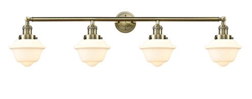 Oxford - 4 Light - 46 inch - Antique Brass - Adjustable Bath Vanity Light (3442|215-AB-G531)